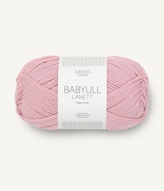 Hovedbilde 4312 Babyull Lanett Pudderrosa